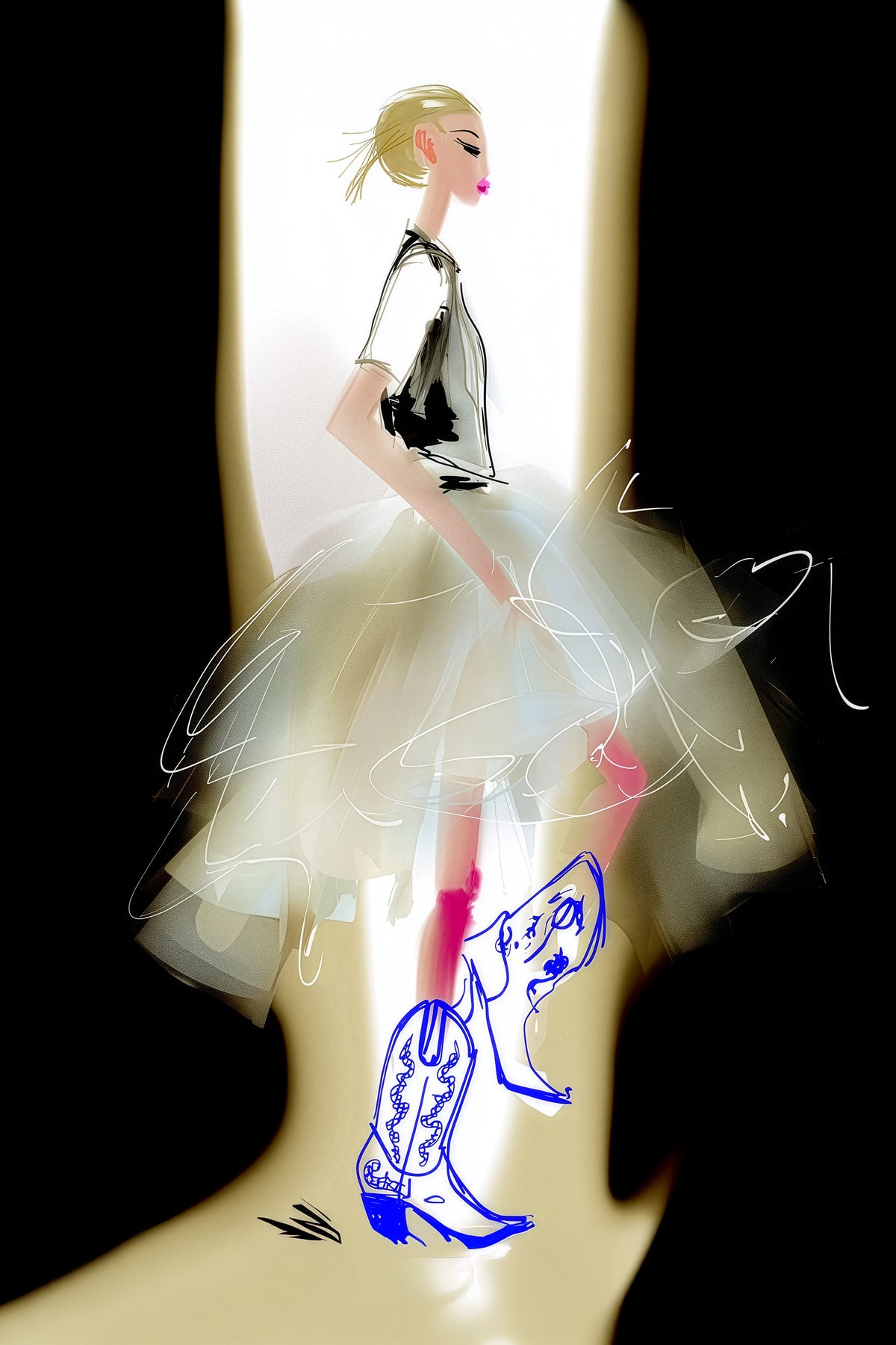 COASTAL COWGIRL: THE TULLE STUDY