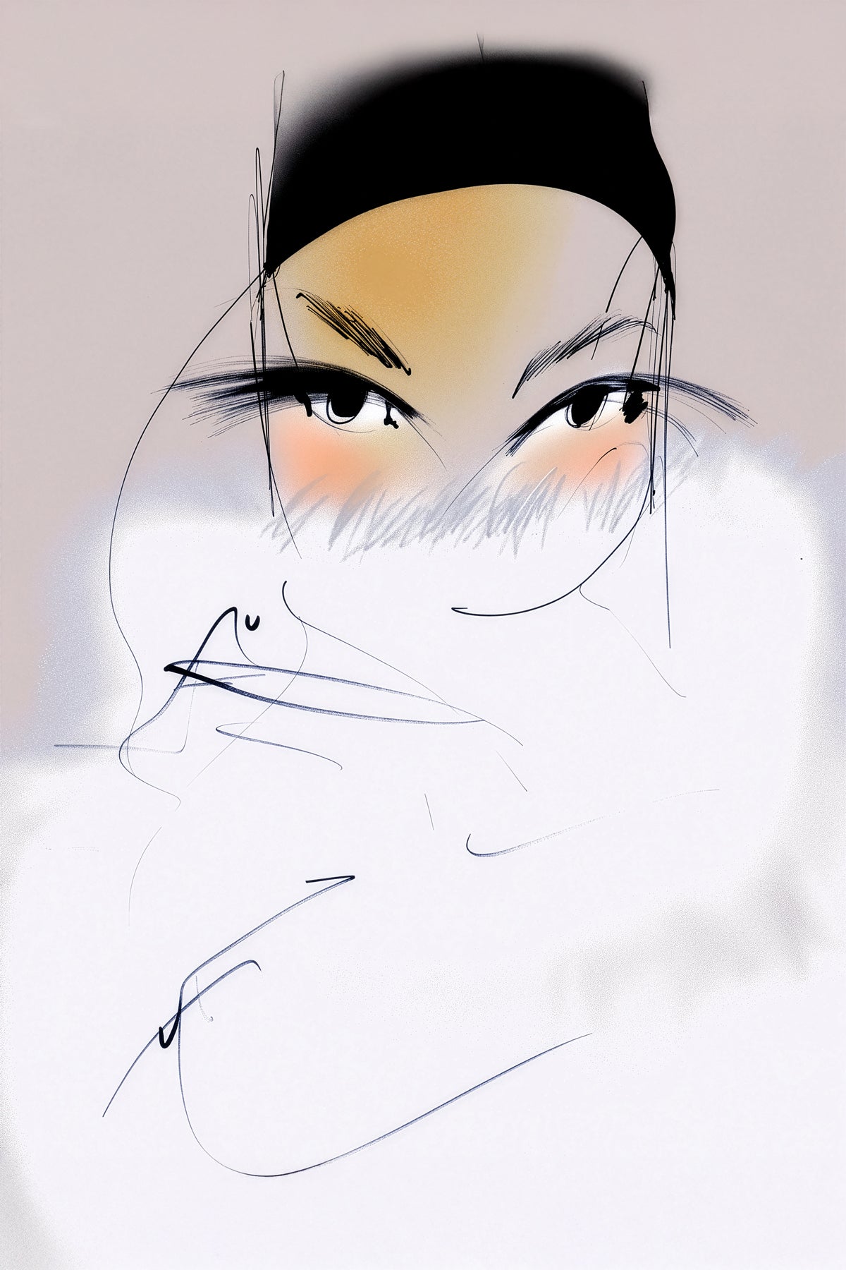 TACTILE STUDY: THE WHITE MANTLE