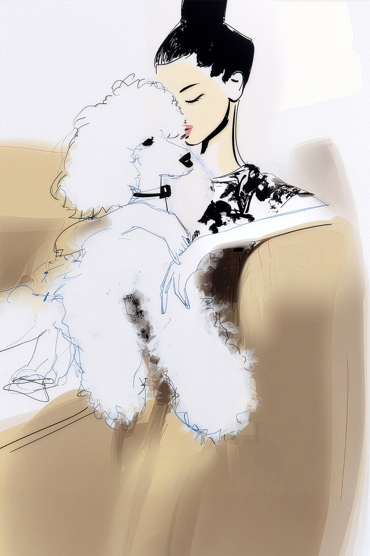 THE BOCCA KISS: POODLE COMPOSITION