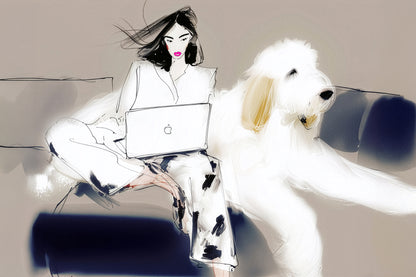 MODERN SECTIONAL: THE GOLDENDOODLE COMPOSITION