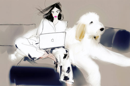 MODERN SECTIONAL: THE GOLDENDOODLE COMPOSITION