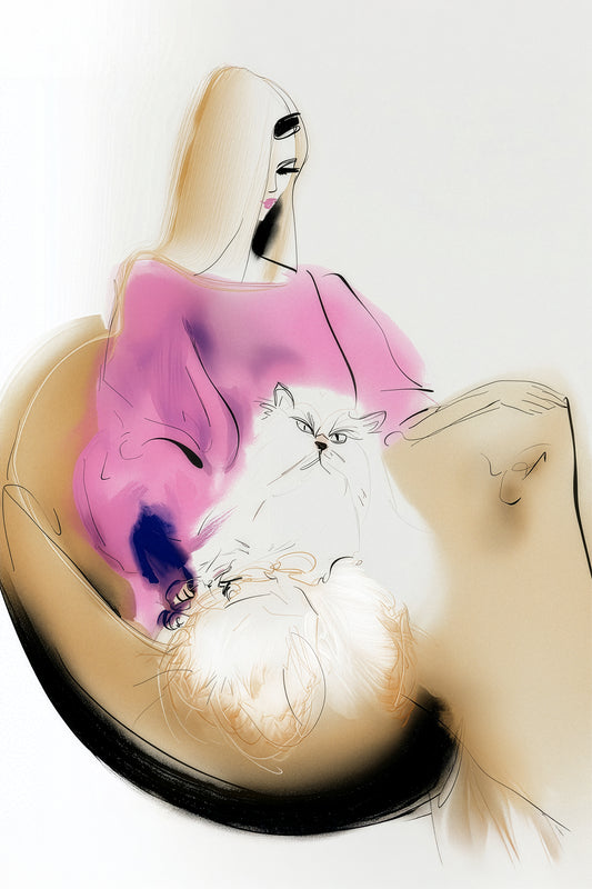 THE MAGENTA MUSE: PERSIA IN REPOSE