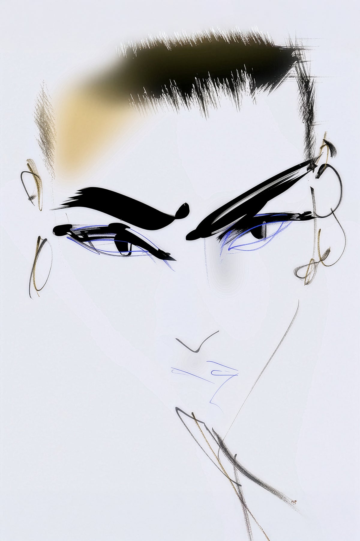 The Exaggerated Brow