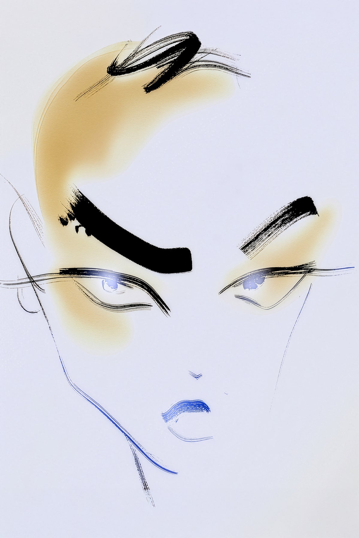 The Exaggerated Brow