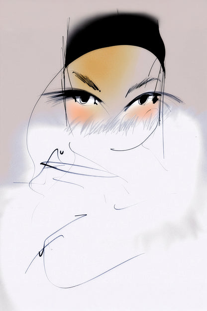 TACTILE STUDY: THE WHITE MANTLE