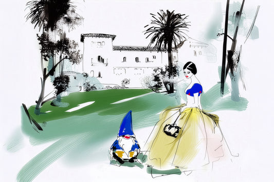 MODERN FAIRY TALE: HOLLYWOOD HILLS SNOW WHITE