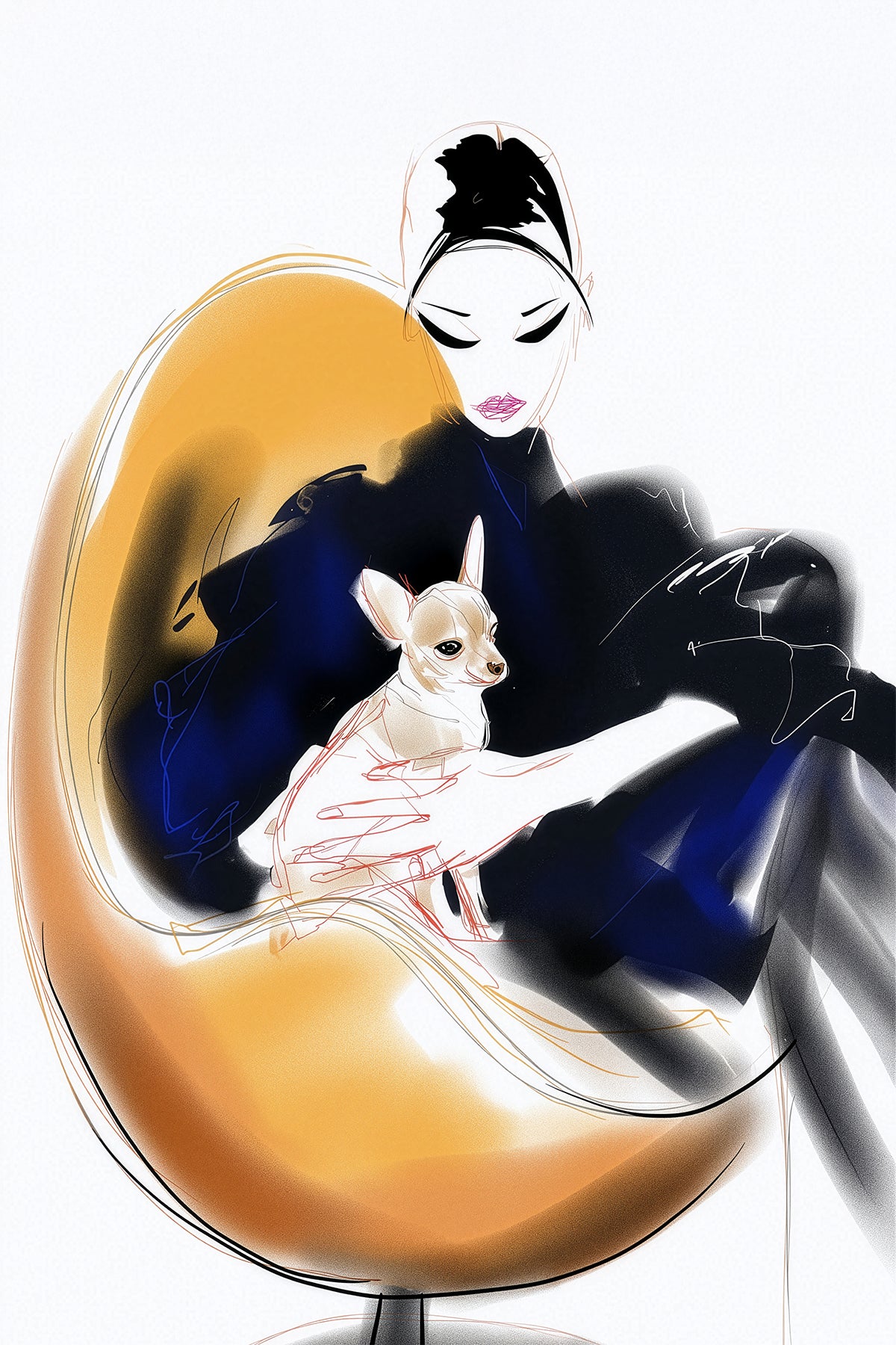 THE EGG SILHOUETTE: CHIHUAHUA STUDY